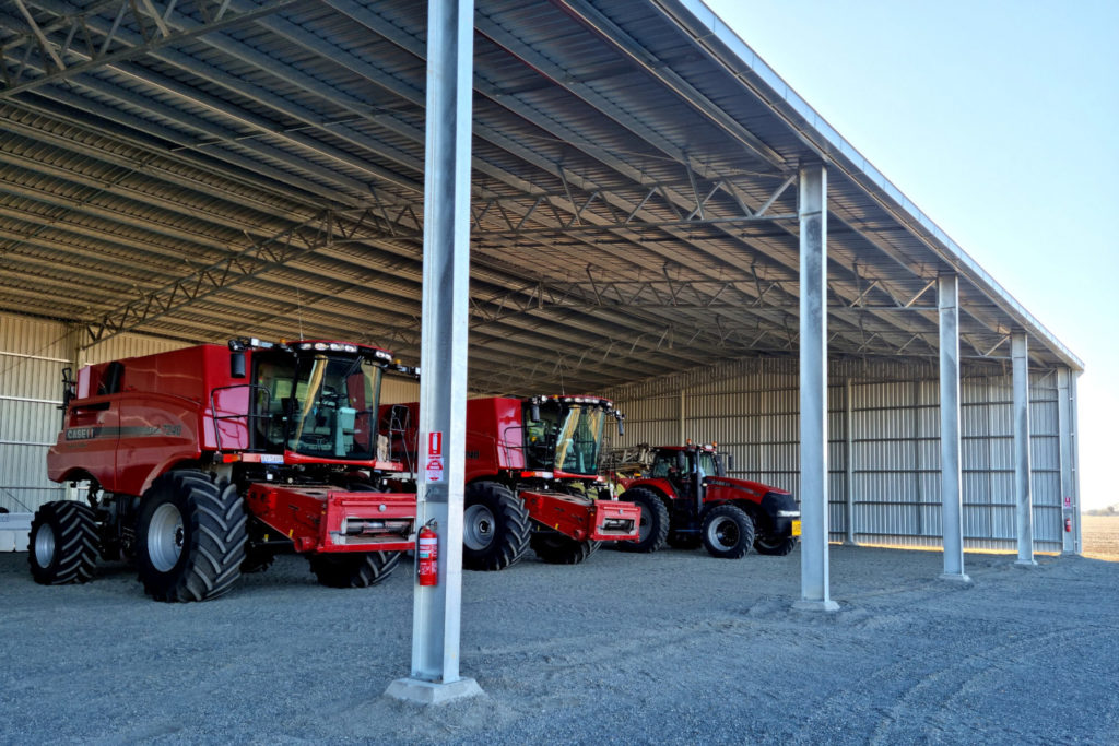 24 metre span machinery shed at Lubeck