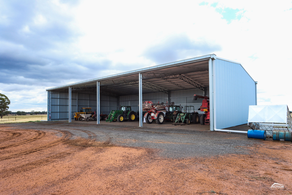 32m 18m x 6m machinery shed