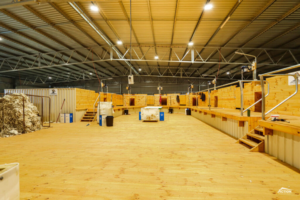 Cost-effective shearing shed design